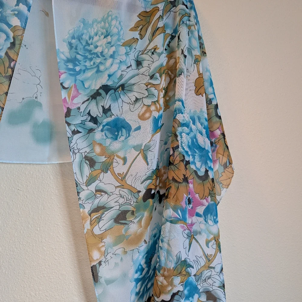 Exquisite Floral Scarf Wrap